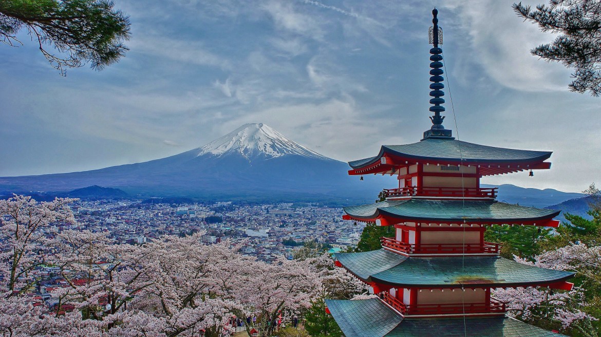 Monte Fuji y Pagoda Chureito